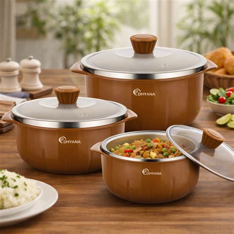 Signature Serving Bowl Microwave Safe Bowl Pack of 3, 1000ml, 1400ml ...