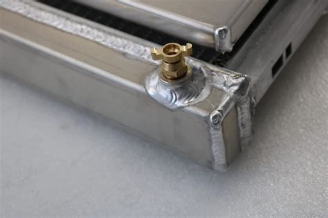 Buy 4 Row Aluminum Radiator with Electric Fan Shroud Thermostat Kit for ...