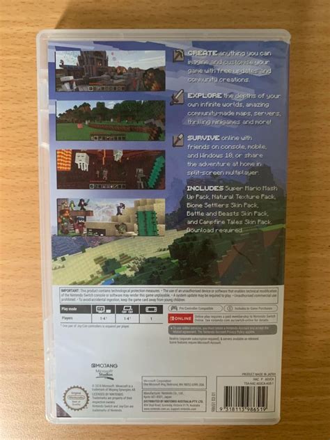 Minecraft Nintendo Switch 的图像结果