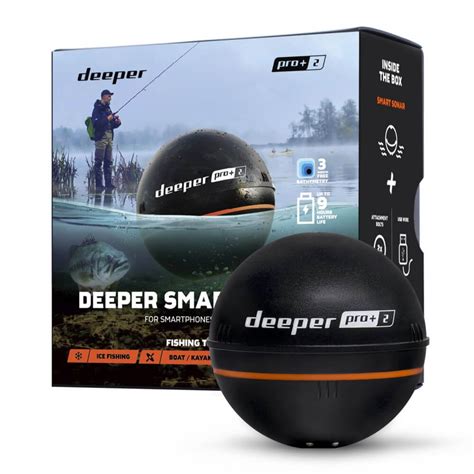 Купить беспроводной эхолот Deeper Smart Sonar PRO+ с встроенным GPS для ...