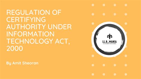 Controller Of Certifying Authorities