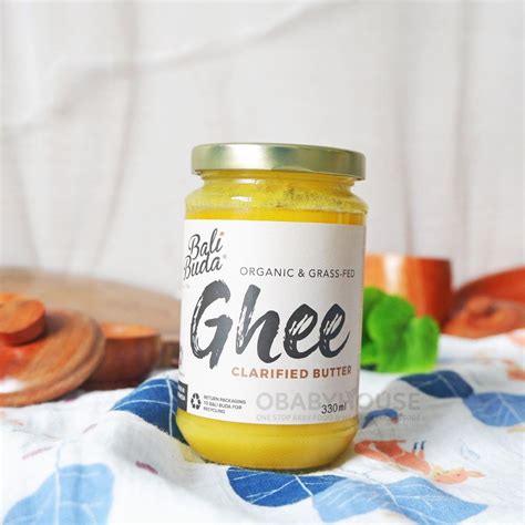 Bali Buda Organic & Grass fed Ghee Clarified Butter 330 ml – Obabyhouse