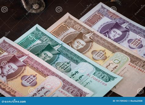 Mongolian Currency, Tugrik Money, Various Banknotes Stock Photo - Image of ulaanbataar, mongolia ...