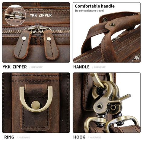 Crazy Horse Travel Briefcase – Rugged & Vintage-Inspired Leather ...