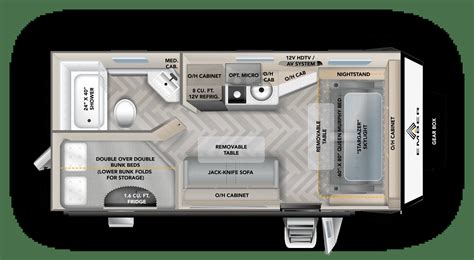 20 Foot Rv Floor Plans | Viewfloor.co