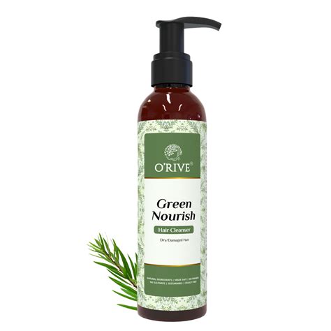 Gentle Hair Shampoo, Green Nourish For All Hair Types 200ml – Orive ...