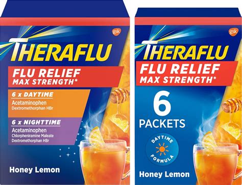 Buy Theraflu Max Strength Daytime Flu Symptom Relief and Nighttime Flu ...