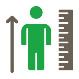 Height scale - Free people icons