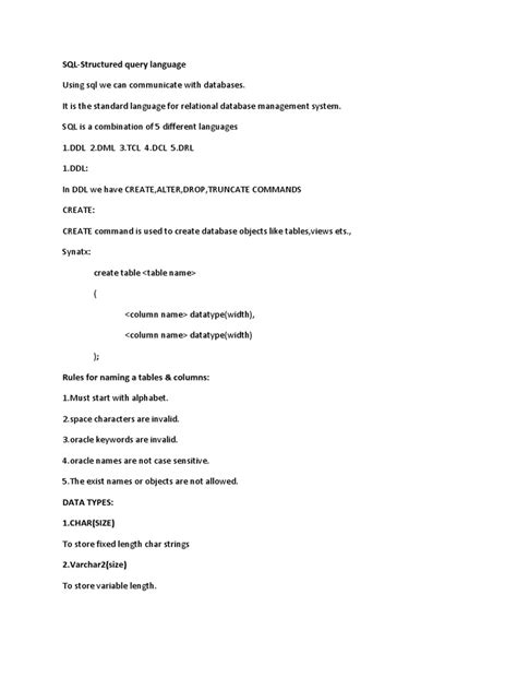 Image result for SQL for Data Engineer PDF