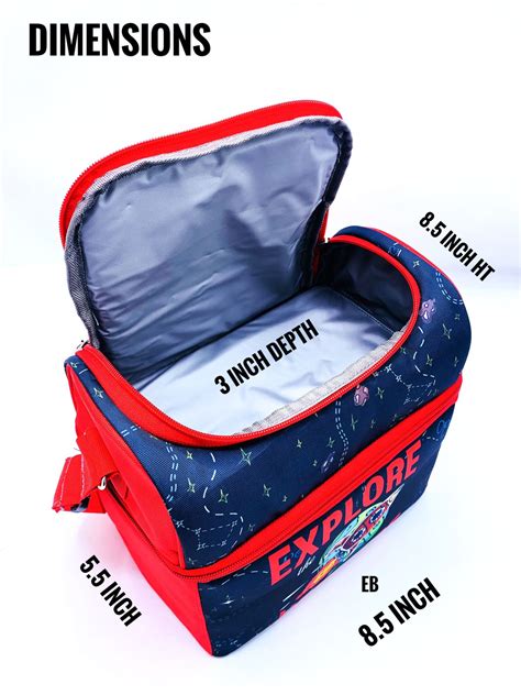 Echo Boomers "Bubble Milk Tea" Insulated Tiffin Bag – Pink | Lunch Bag