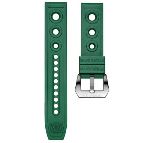 Steeldive Hole Rubber Watch Strap Watch Band - Green 20 mm – DREAM WATCHES