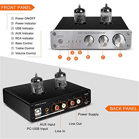 Buy FX AUDIO Tube Preamp TUBE-06 HiFi Home Audio Stereo HiFi 6N3 Vacuum ...