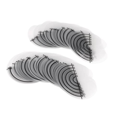 100PCS Single Hole Plastic Scalp Spacer Template Heat/Glue Shield ...