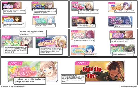 my opinions on the 2023 pjsk events - Comic Studio