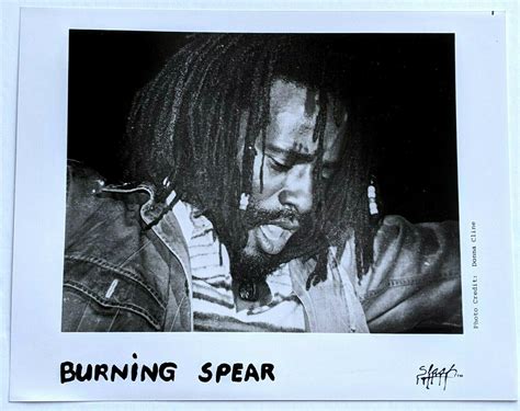 1980s Burning Spear Jamaican Roots Reggae Singer Press Photo Winston ...