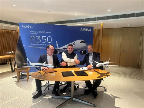 IndiGo enters wide-body space with order for 30 Airbus A350-900 aircraft