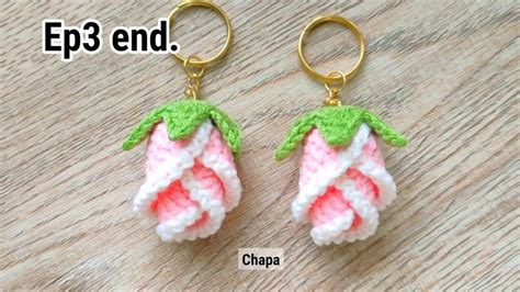 Image result for Rose Keychain Crochet Tutorial