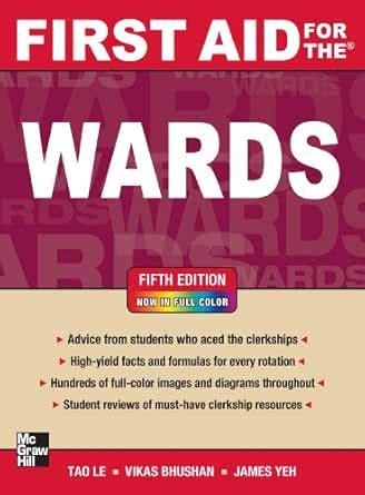 First Aid for the Wards, Fifth Edition (First Aid Series) eBook : Le ...