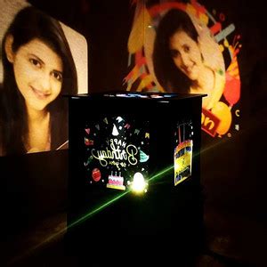 Buzzingbee Shadow box rotate photo lamp Night Lamp Price in India - Buy ...