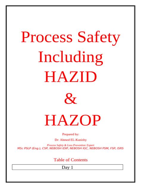 Introduction to Process Safety 的图像结果