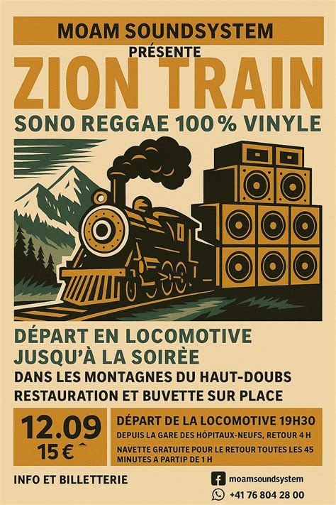 zion train, Les Hopitaux-Neufs, Sainte-croix, 12 September to 13 ...