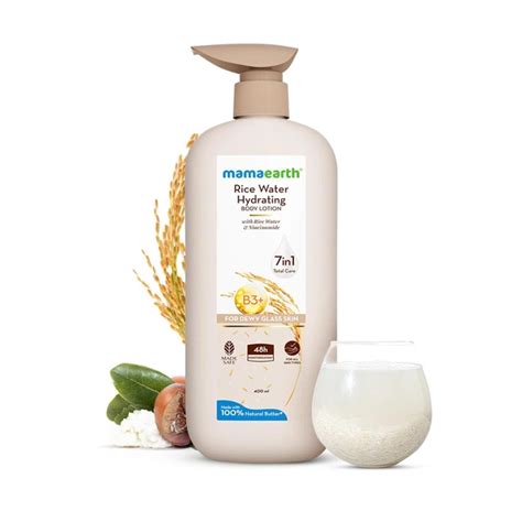 Buy Mamaearth Rice Water Hydrating Body Lotion | with Rice Water ...