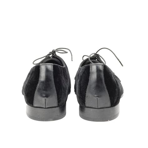 Black Velvet Lace up Shoes – The Luxury Pop