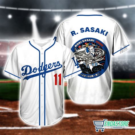 LA Dodger Japan Rising Stars Roki Sasaki 2025 Jersey - Endastore.com
