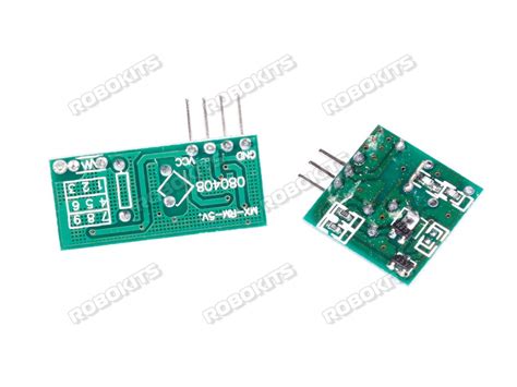 Rf super regenerative module 433Mhz Transmitter + Receiver Rf super ...