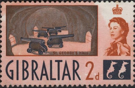 SCG10805 - Gibraltar 2d “St. George’s Hall Cannons” – Queen Elizabeth ...