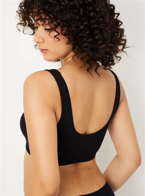 Buy Women Solid Non-Padded Sports Bras - Pack of 2 Online at just Rs ...