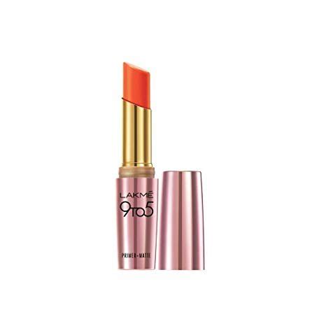 Buy Lakmé MR7 9 to 5 Primer Matte Lip Color, Saffron Gossip, 3.6g ...