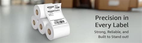 Amazon Basics 70gsm Thermal Label Printer Paper - 4" x 6" (100 x 150 mm ...