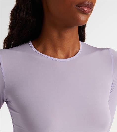 Sheer bodysuit in purple - Wardrobe NYC | Mytheresa