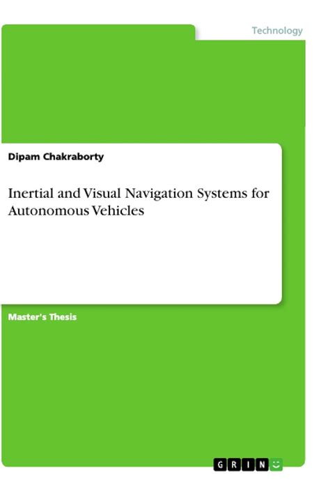 Buy Inertial and Visual Navigation Systems for Autonomous Vehicles Book ...