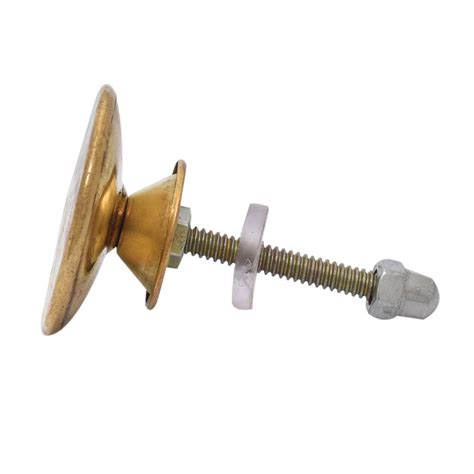 Round Brass Hammered Cabinet Knobs