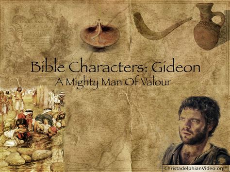 Bible Characters: Gideon - Andrew Fenner - ChristadelphianVideo.org