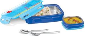 Flipkart.com | MILTON Steely Deluxe Inner Steel Kids Tiffin Box, 500 ml ...