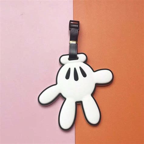 Disney PVC Soft Rubber Luggage Tag, Hanging Tag, Travel Boarding Check ...