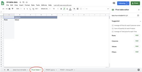 Pivot Table Google Sheets 的图像结果