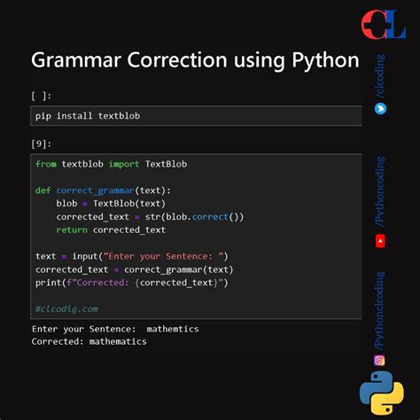 Python Code Corrector 的图像结果
