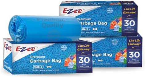 Ezee Premium Eco Friendly Garbage Trash Bag For Dustbin | 90 Pcs ...