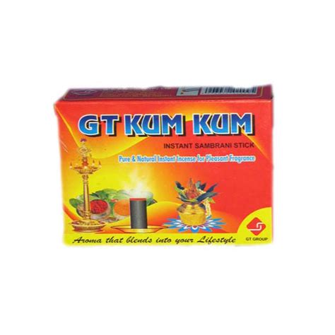 GT Kum Kum Instant Sambrani Sticks- 18 Pcs | Dhoop Batti/ Dhoop Sticks