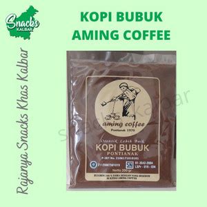 Jual Kopi Aming / Kopi Bubuk "Aming" 200 Gram Khas Pontianak - Kota ...