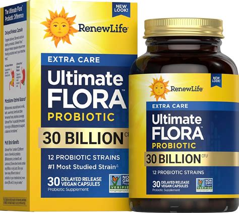 Renew Life Ultimate Flora Probiotic Formula, Extra Care, 30 Count ...