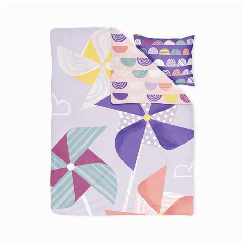 Pinwheels- Set of Bedsheet, Duvet cover & Pillow cover – Boingg!