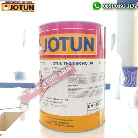 Jual Jotun Thinner No. 10 5 LTR - Pengencer Cat Jenis Polyurethane ...