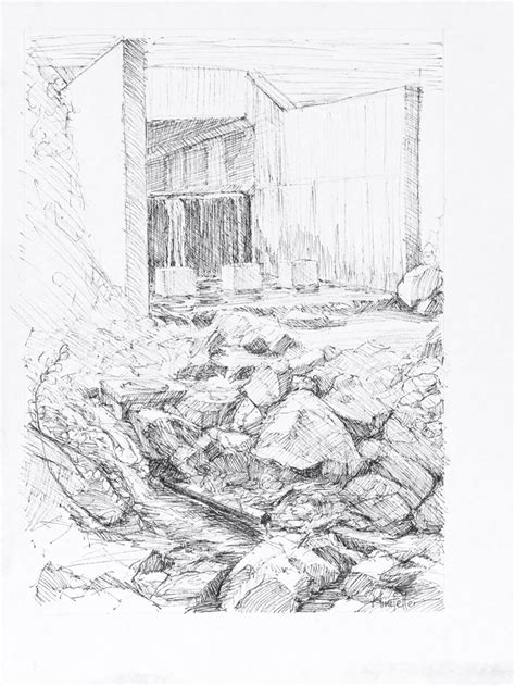 Spring Landscape Drawing at GetDrawings | Free download