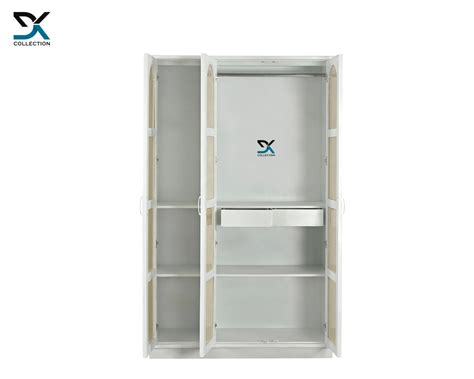 Wellington 3-Door Wardrobe | Almirah