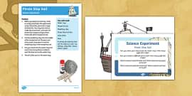 Pirate STEM Challenge | EYLF Science Experiment | Twinkl